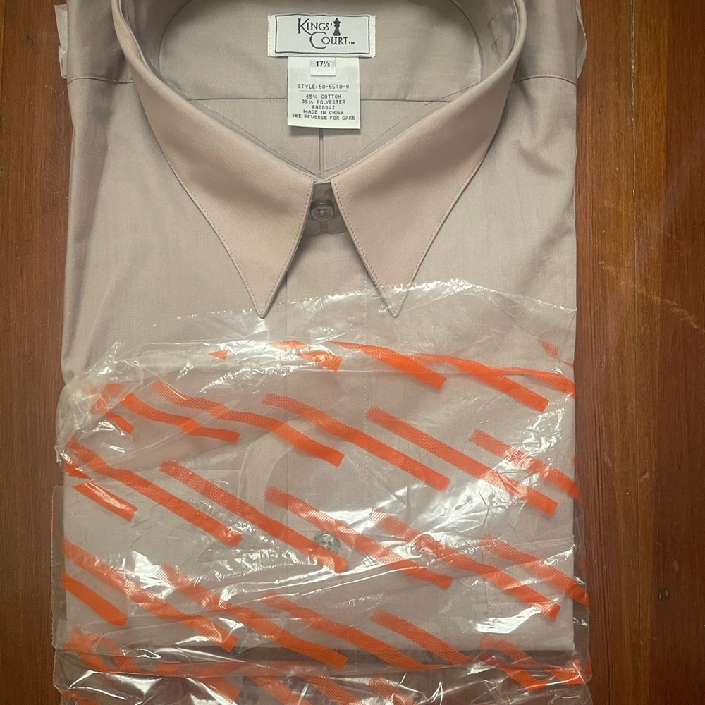 Kings court Men's dress Shirt neck 17.5 multiple colors